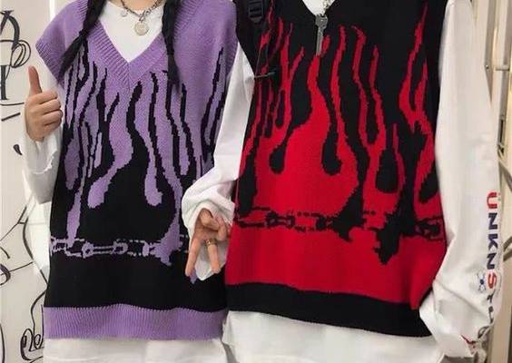 Gothic Streetwear Harajuku Sweater - Pastel Gothic Clothing