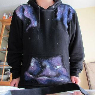 DIY Galaxy Sweatshirts! Or anything you want to SPACE-ify!