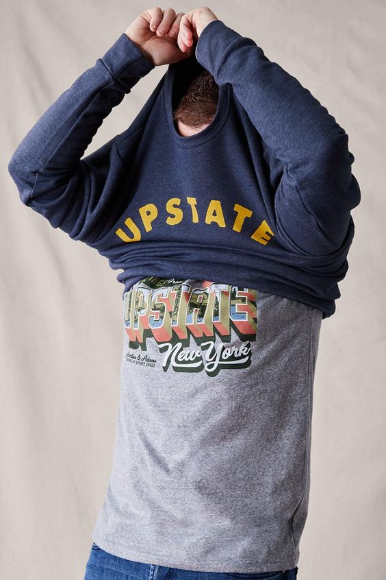 Inspired by our own adventures in the Hudson Valley—and featuring a range of products for men, women, kids, and home—this custom collection invites you to explore what upstate means to you…so you can find a happy place of your very own. Shop sweatshirts, tees, hats