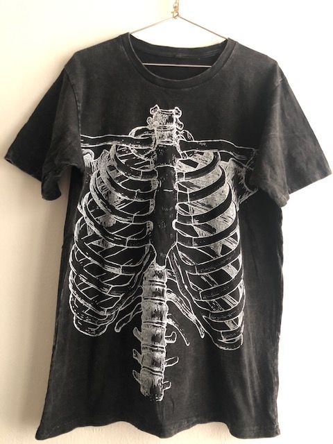 Torso Skull Goth Fashion Pop Indie Pop Rock T Shirt Xl | RebelsMarket