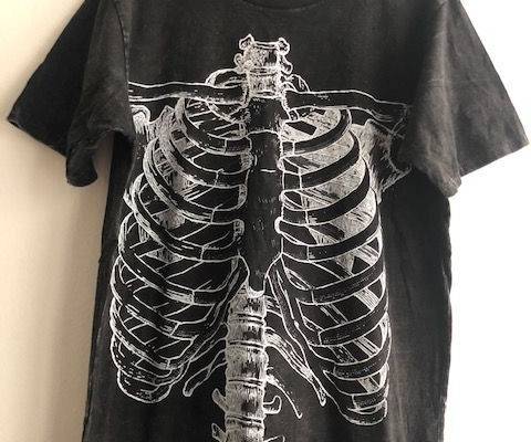 Torso Skull Goth Fashion Pop Indie Pop Rock T Shirt Xl | RebelsMarket