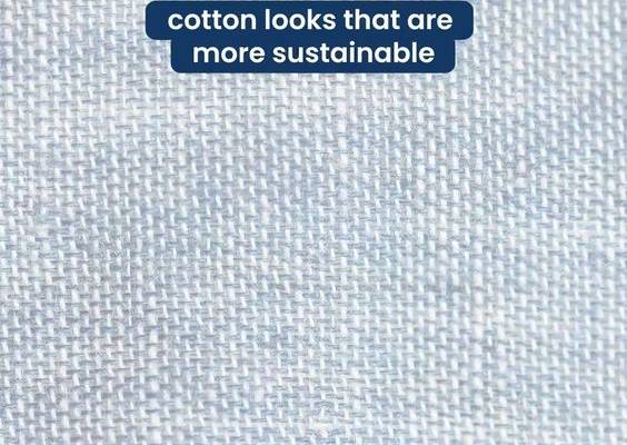 When you can dress more sustainably and stay stylish by wearing cotton 😇