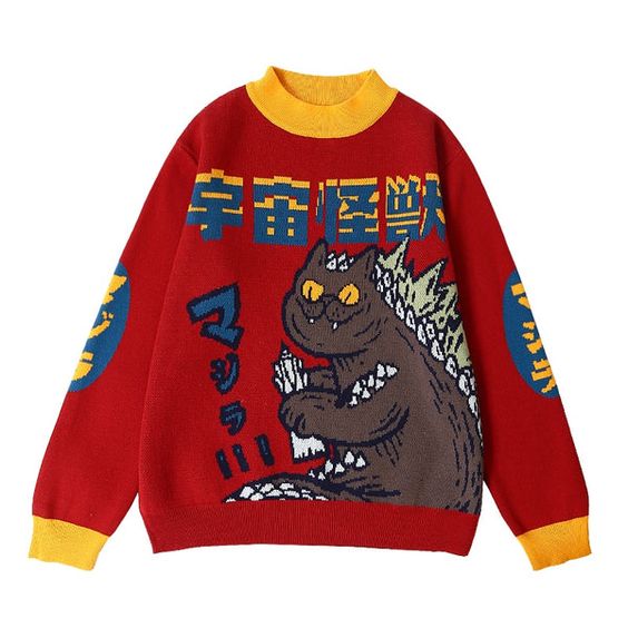 ‘The Kaiju Cat’ Unleash Your Wildness! | A Sweatshirt With Cat Monster