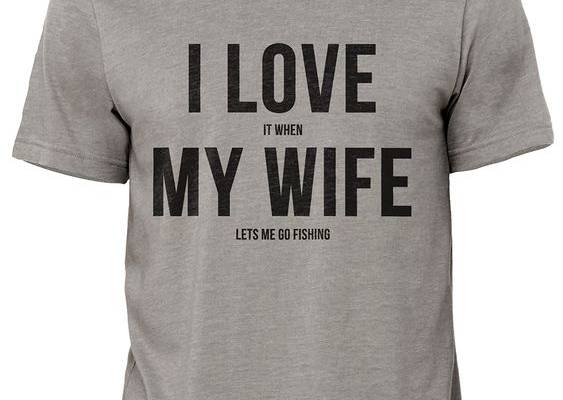 PRICES MAY VARY. 100% Cotton Made in USA Pull On closure Machine Wash UNIQUE DESIGN: When the wifey says it's fishing time, my heart leaps like a fish on the line! Ready to tackle the waters, rod in hand, all thanks to the wife's nod of approval! STORYTELLING APPAREL: Threadtank's unique designs and brand taglines bring stories to life through wearable art. Our t-shirt encourage self-expression and individuality. PREMIUM FABRIC: Our garment-dyed graphic tee for men are made from high quality bre