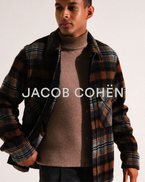 Discover Jacob Cohën Fall Winter 2023 Collection: mixing JC signature denim with workwear and varsity elements.