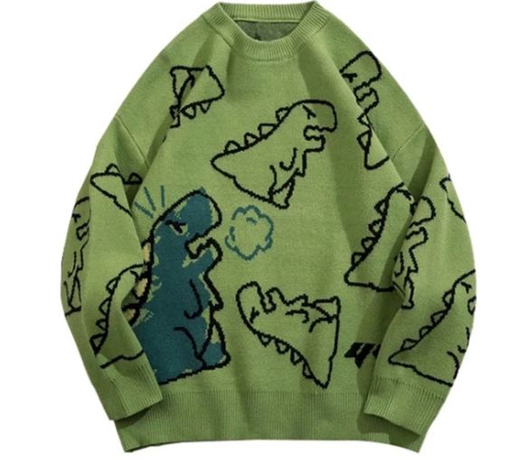The perfect vintage sweater of dinosaurs. High quality materials and very soft! Please keep in mind that the sweater fits smaller