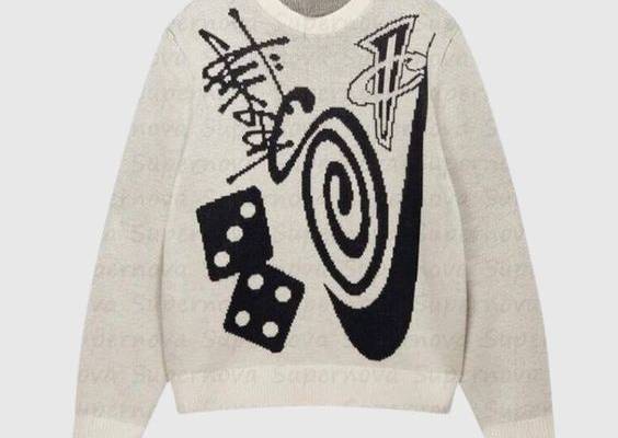 Material: 50% AcrylicFeatures: Pullover, crew neck, long sleeve, geometric pattern design, relaxed fit, jacquard weave, couple outfits.Style: Casual, college