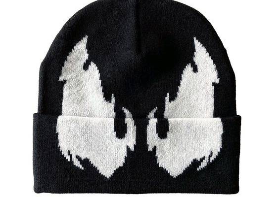 marvel vemon symbiote let there be carnage hat winter beanie warm cap touque beenie fisherman tuque jaune accessory pompom cadeau