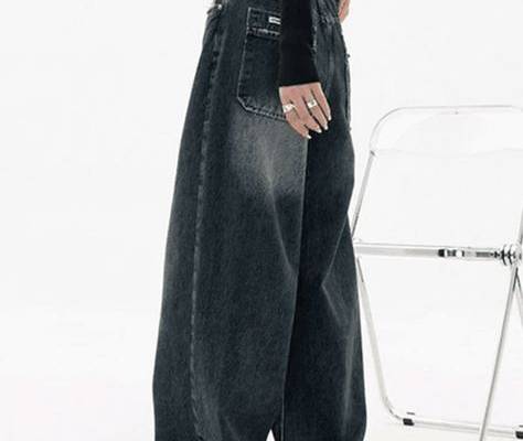 Dark Wash Vintage Baggy Boyfriend Jeans – HouseofHalley