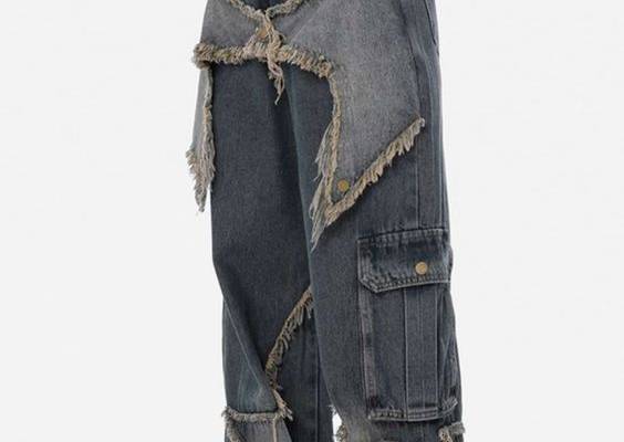 These denim jeans feature a patchwork of stars for a unique and stylish look. Its wide leg design ensures a comfortable fit, and its pockets provide convenient storage. With its distressed fabric, it pairs well with any top for a chic and timeless look.
Gender: WomenMaterial: Cotton 78%, Polyester 22%Length: Ankle-lengthWaist Type: Mid-WaistClosure: Zipper