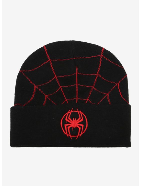 Marvel Spider-Man: Across The Spider-Verse Part One Miles Beanie | Hot Topic