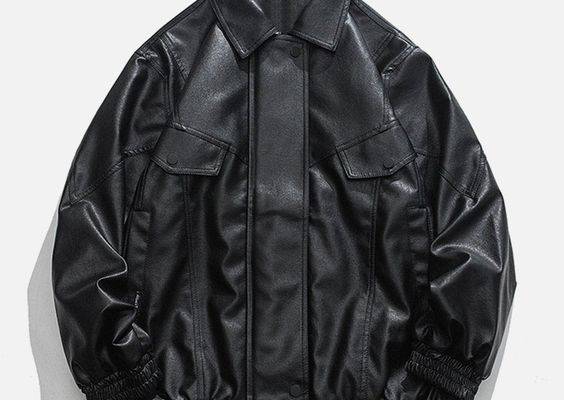 Aelfric Eden Solid Color PU Jacket