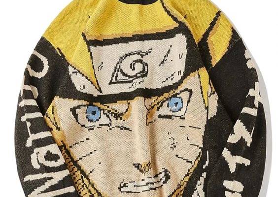 Harajuku Knitted Sweater Naruto