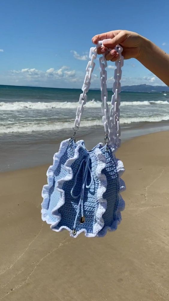 Crochet Bucket Bag Pattern, Video Tutorial, Crochet Bag PDF Pattern, Summer Bag Crochet Pattern