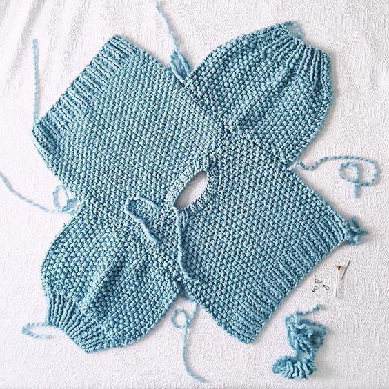 KTFO-2016.5 : Blue loopy pullover – KT’s Slow Closet