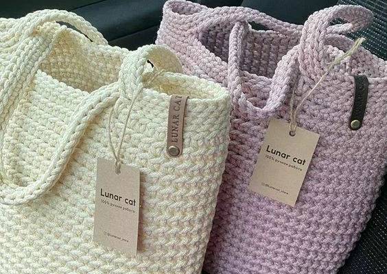 Trendy handbag ideas for glasses | Grid crochet pattern