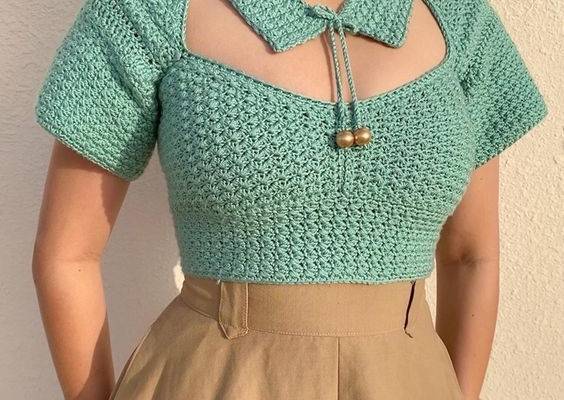 Hermosa Top Written Pattern - LykaDolli's Ko-fi Shop