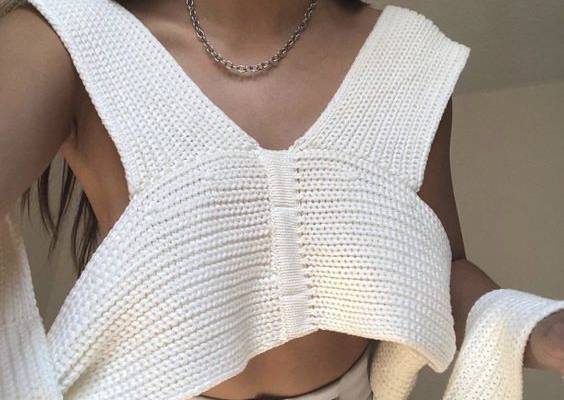Mesh crochet tops | Crochet pattern