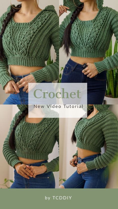 How to Crochet: Cable Stitch Hoodie | Pattern