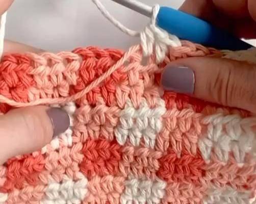 Crochet Picnic Gingham Hot Pads - Free Pattern