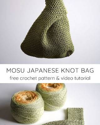 Sweet Softies | Amigurumi and Crochet: Mosu Bag · Free Japanese Knot Bag Crochet Pattern