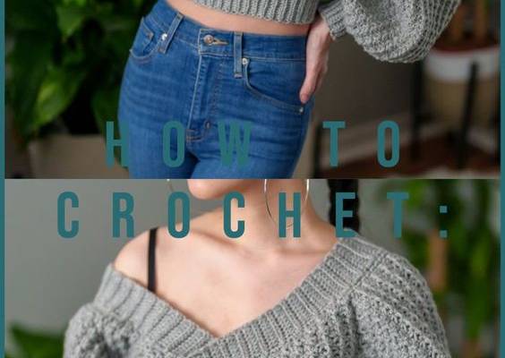 Crochet Balloon Sleeve Sweater Pattern by TCDDIY