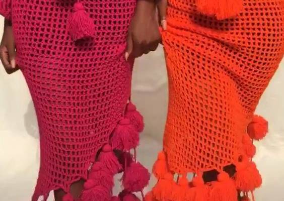 The perfect crochet handmade coverup dress for honeymoon, vacations and beach weddings.