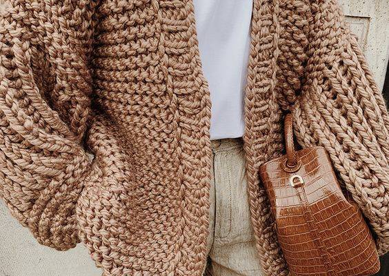 The Chunky Cardigan — MODEDAMOUR