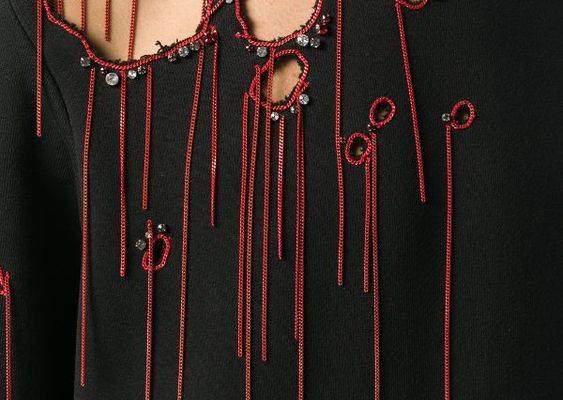 Faith Connexion chain-embellished Sweatshirt - Farfetch