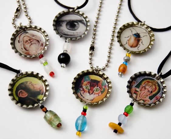 Bottle Cap Necklaces