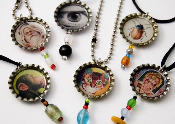 Bottle Cap Necklaces