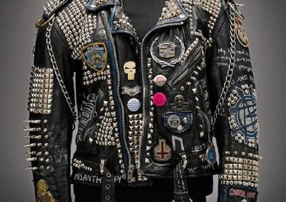 Men Gothic Heavy Metal Multi Studs Premium Cowhide Leather - Etsy