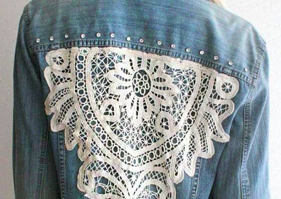50 Diverse Ideas of Denim Jackets Decor | Журнал Ярмарки Мастеров