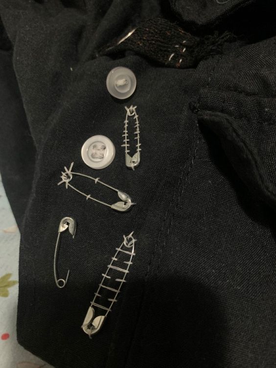 punk safety pins