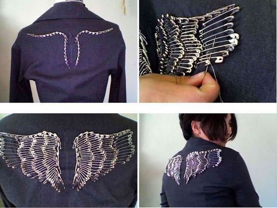 Safety Pin Wings