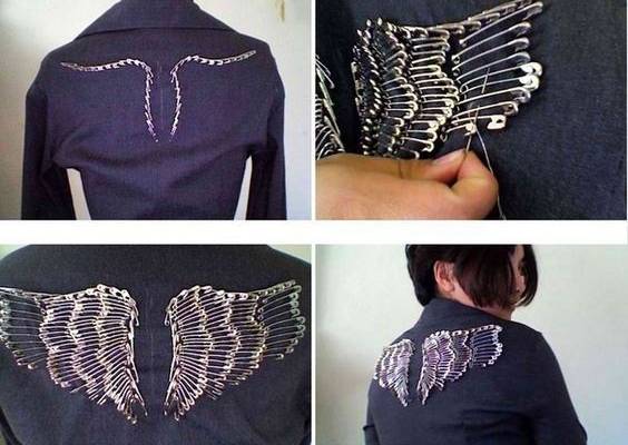 Safety Pin Wings