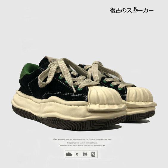 Find Women Spring Trendy Sneakers Thick-sole Retro Couple Shell Toe Dissolving Shoes on eBay in the category Clothes, Shoes