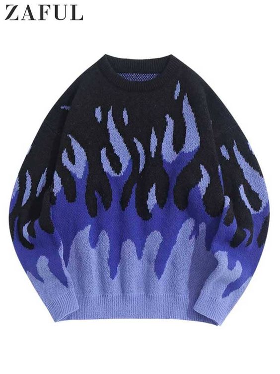 Lã: Lã padrão Espessura: Grosso (Inverno) Técnica: malha plana Estilo: casual Estilo da manga: manga bufante Comprimento da manga (cm): Completo Tipo de padrão: padrão abstrato Tipo de Item: Pulôveres Capuz: Não Gola: O-neck