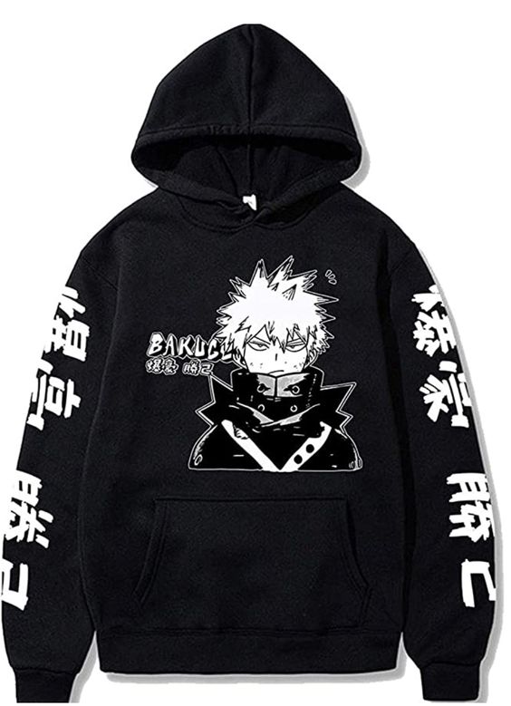 Bakugo hoddie