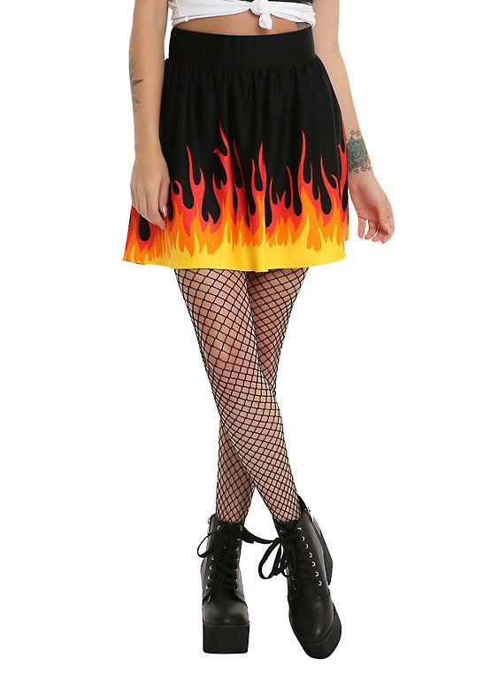 Flame Skirt | Hot Topic