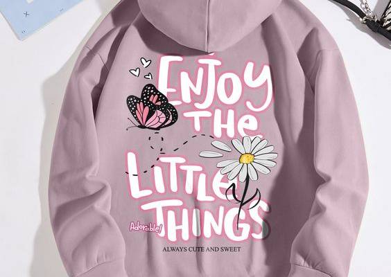 Mauve Purple Casual  Long Sleeve Polyester Floral Butterfly Pullovers  Slight Stretch Fall/Winter Women Sweatshirts