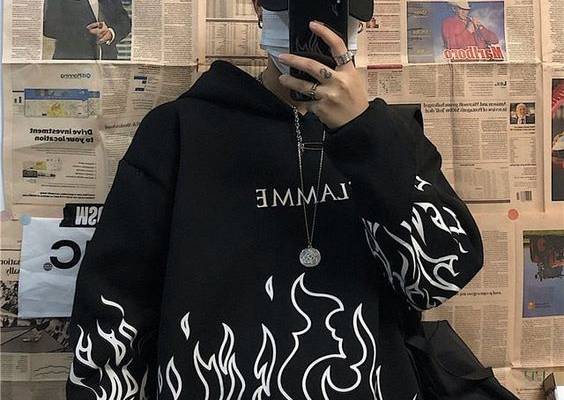 Introducing our anime hoodie with a burning drawstring design - the perfect addition to any fashion-forward wardrobe! Made entirely of polyester, this hoodie is not only stylish but also comfortable to wear. Our hoodie is a reflection of the edgy and trendy streetwear fashion that everyone is talking about. Whether you're running errands, meeting up with friends, or simply lounging at home, our hoodie will keep you looking stylish and feeling comfortable. Don't miss out on this must-have item -