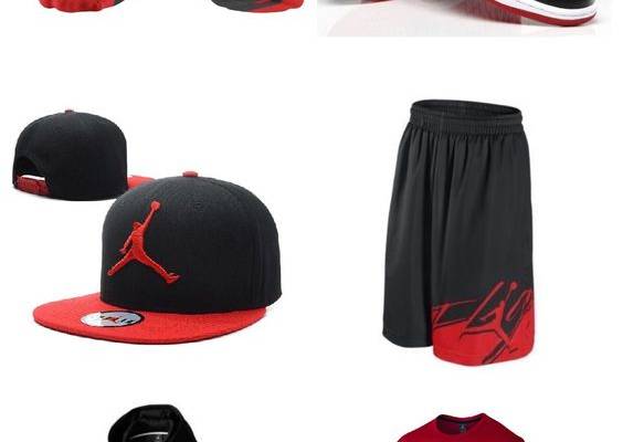 Red/Black Jordan Outfit