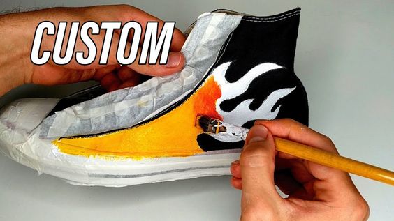 Customização Chamas/Flames - Converse All Star Chuck Taylor