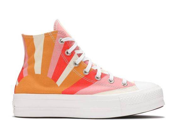 Wmns Chuck Taylor All Star Platform High 'Summer Spirit' - Converse - 571923C - sunflower gold/bright poppy | Flight Club