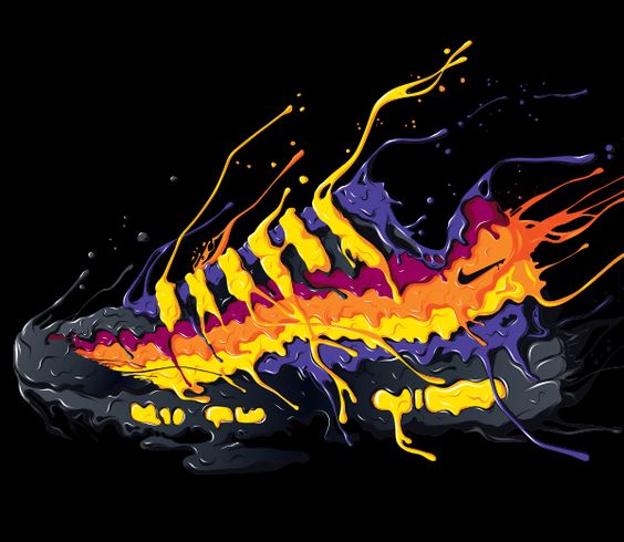 Nike: Drip Drap by Olivier Lutaud, via Behance