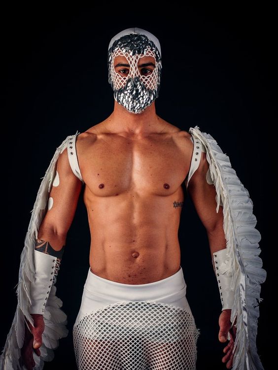 Silver and White dress theme for New York’s one and only Burlesquerade