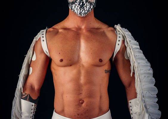 Silver and White dress theme for New York's one and only Burlesquerade