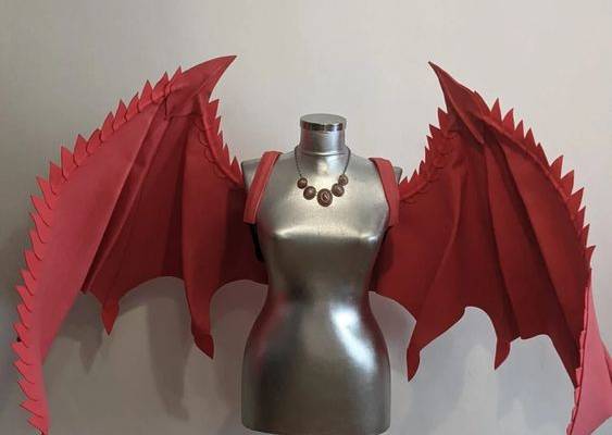 Dragon Wings Halloween Wings Giant Wings Large Wings Red Wings - Etsy