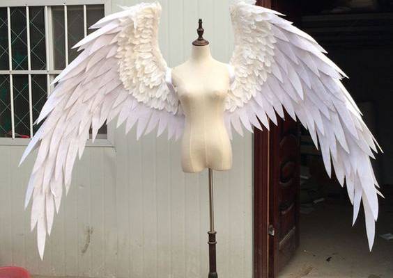 310.0US $ |Wedding Shooting Props Cosplay Photography Game Costume Angel Demon Wing Cartoon Feather Angel Wings For Fashion Show Displays - Party